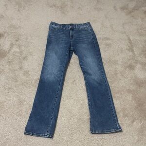 Express Women's skyscraper  Blue Flare Jeans